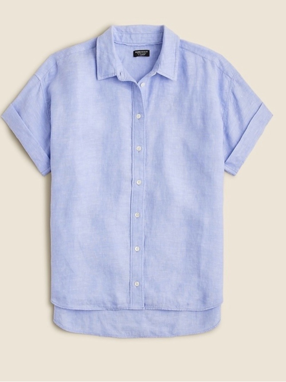 J. Crew Baird McNutt Irish Linen Button-Down Shirt